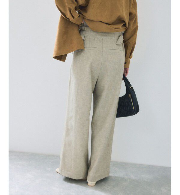 VIS「サスペンダー付き2WAYワイドパンツ」|チノ|