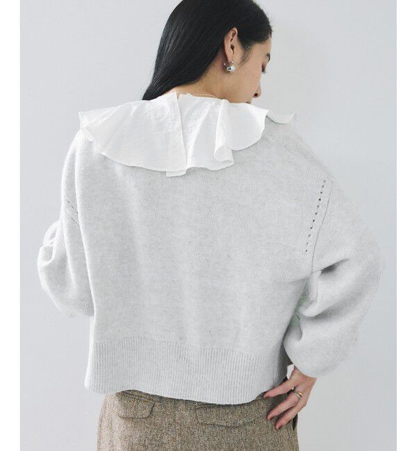 VIS「ハートアソートパール釦ラメミックスカーディガン/イージーケア・一部WEB限定カラー」|カーディガン|