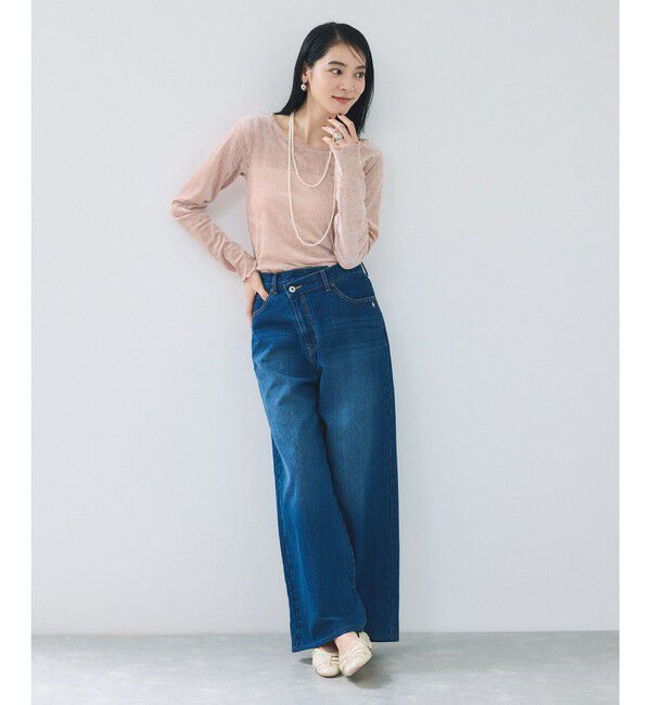 VIS「シアーベロアロングスリーブTシャツ」|Tシャツ・カットソー|