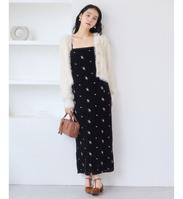 VIS「ラビットライクVネックカーディガン/イージーケア・WEB限定カラー」|カーディガン|