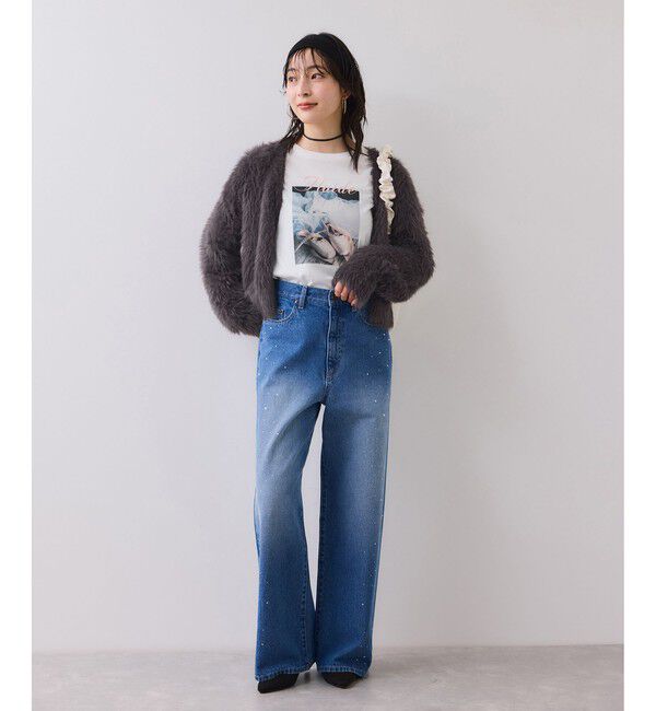 VIS「ラビットライクVネックカーディガン/イージーケア・WEB限定カラー」|カーディガン|