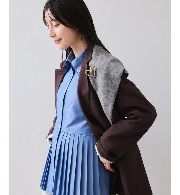 VIS「トライアングルニットスカーフ」|バンダナ・スカーフ|