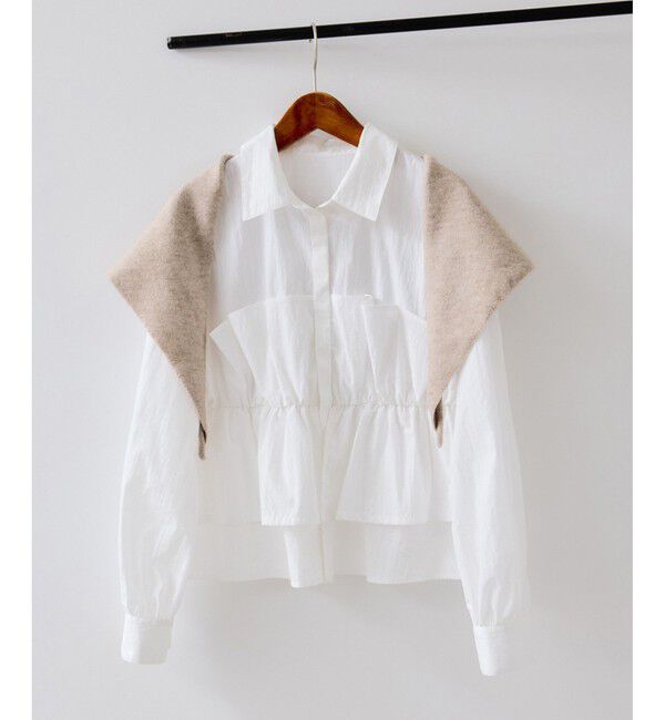 VIS「トライアングルニットスカーフ」|バンダナ・スカーフ|