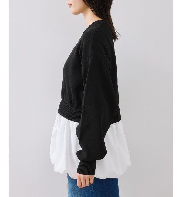 VIS「【WEB限定】シャツドッキングプルオーバー」|Tシャツ・カットソー|