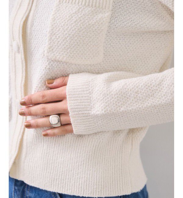 VIS「くるみ釦ニットカーディガン」|カーディガン|