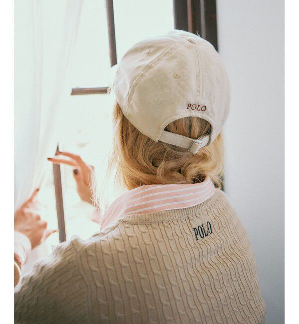 VIS「【POLO BCS】VIS別注ヘンリーネックミニケーブルニットトップス」|ニット・セーター|