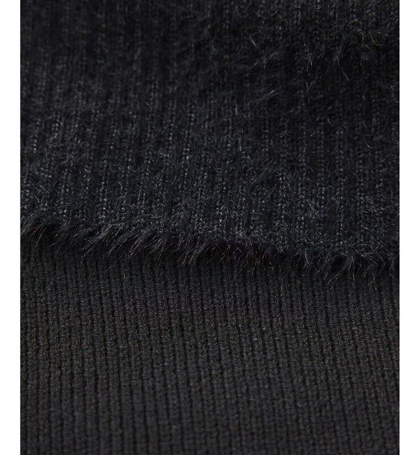 VIS「フェザーヤーンオフショルもちもちリブニット/イージーケア」|ニット・セーター|