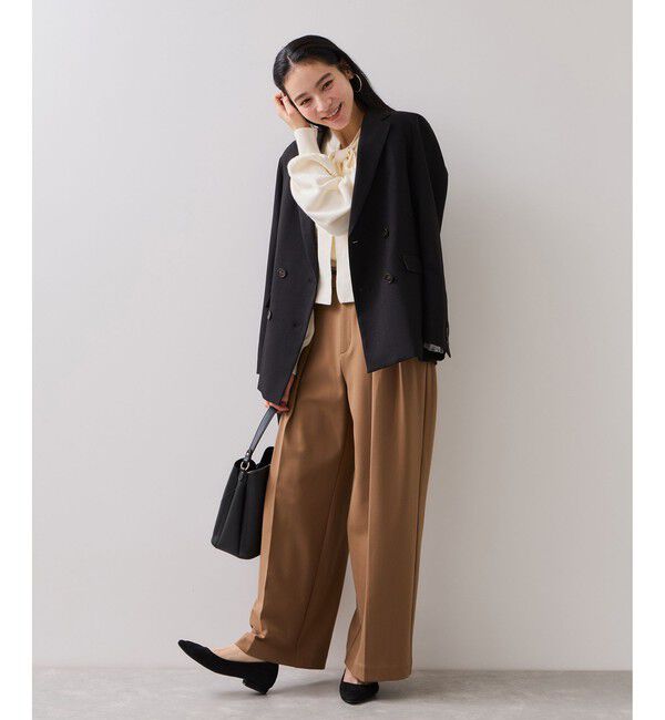 VIS「ニットリボン付きプルオーバー」|ニット・セーター|