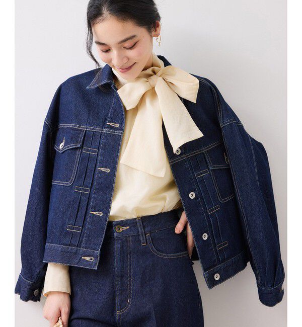 VIS「前後2WAYボリュームボウタイブラウス/イージーケア」|シャツ・ブラウス|