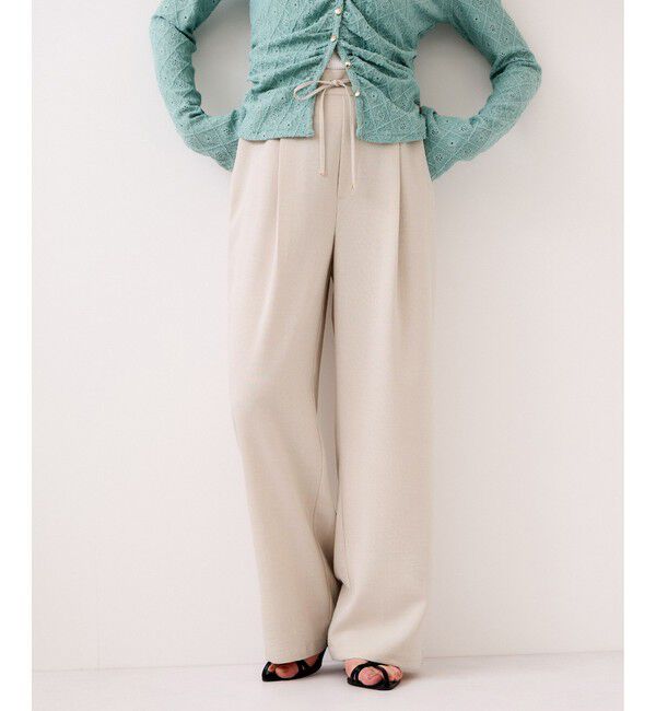 VIS「【WEB限定】美easyリネンライクウエストドロストイージーパンツ/イージーケア・接触冷感」|チノ|キナリ(16)