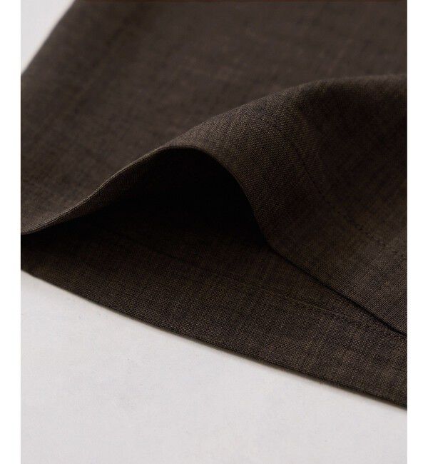 VIS「【WEB限定】美easyリネンライクウエストドロストイージーパンツ/イージーケア・接触冷感」|チノ|