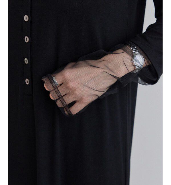 VIS「【WEB限定】チュールレイヤード風ワンピース」|ワンピース|