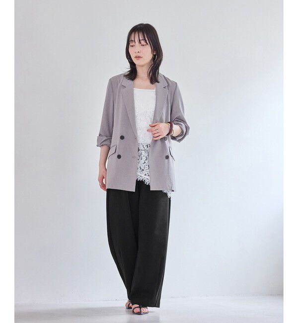 VIS「カットカーブスラックスパンツ」|スラックス|