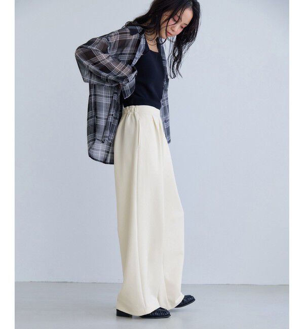 VIS「カットカーブスラックスパンツ」|スラックス|