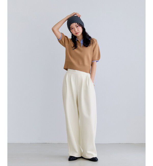 VIS「カットカーブスラックスパンツ」|スラックス|