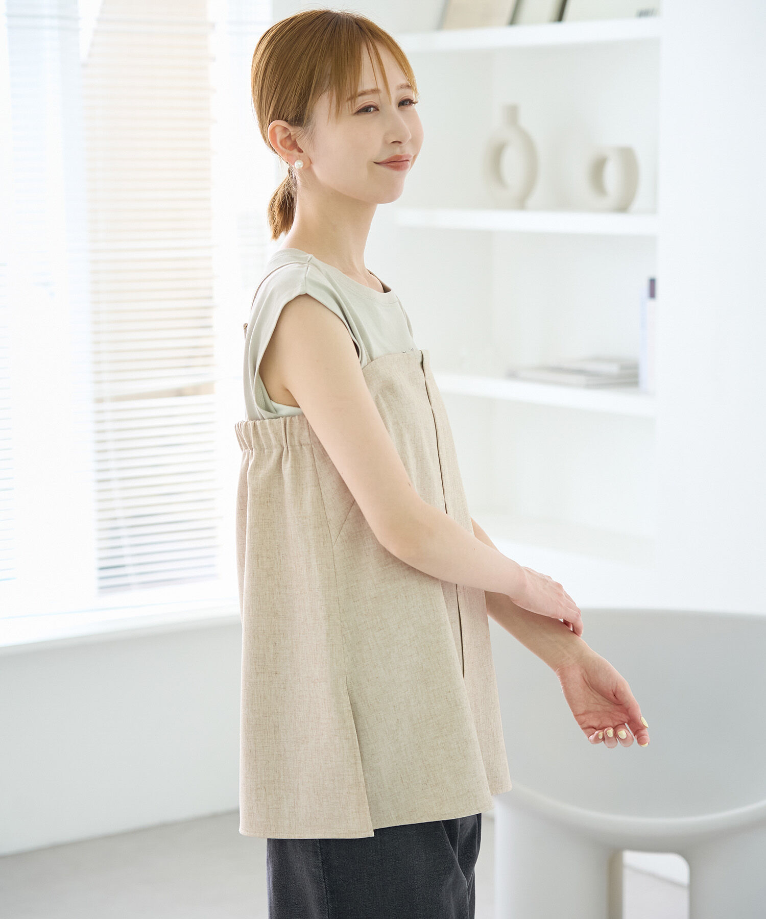 Rope&rsquo;Picnic「【ご好評につき新色追加！】チュニックビスチェ/セットアップ対応・UVケア」|キャミソール|