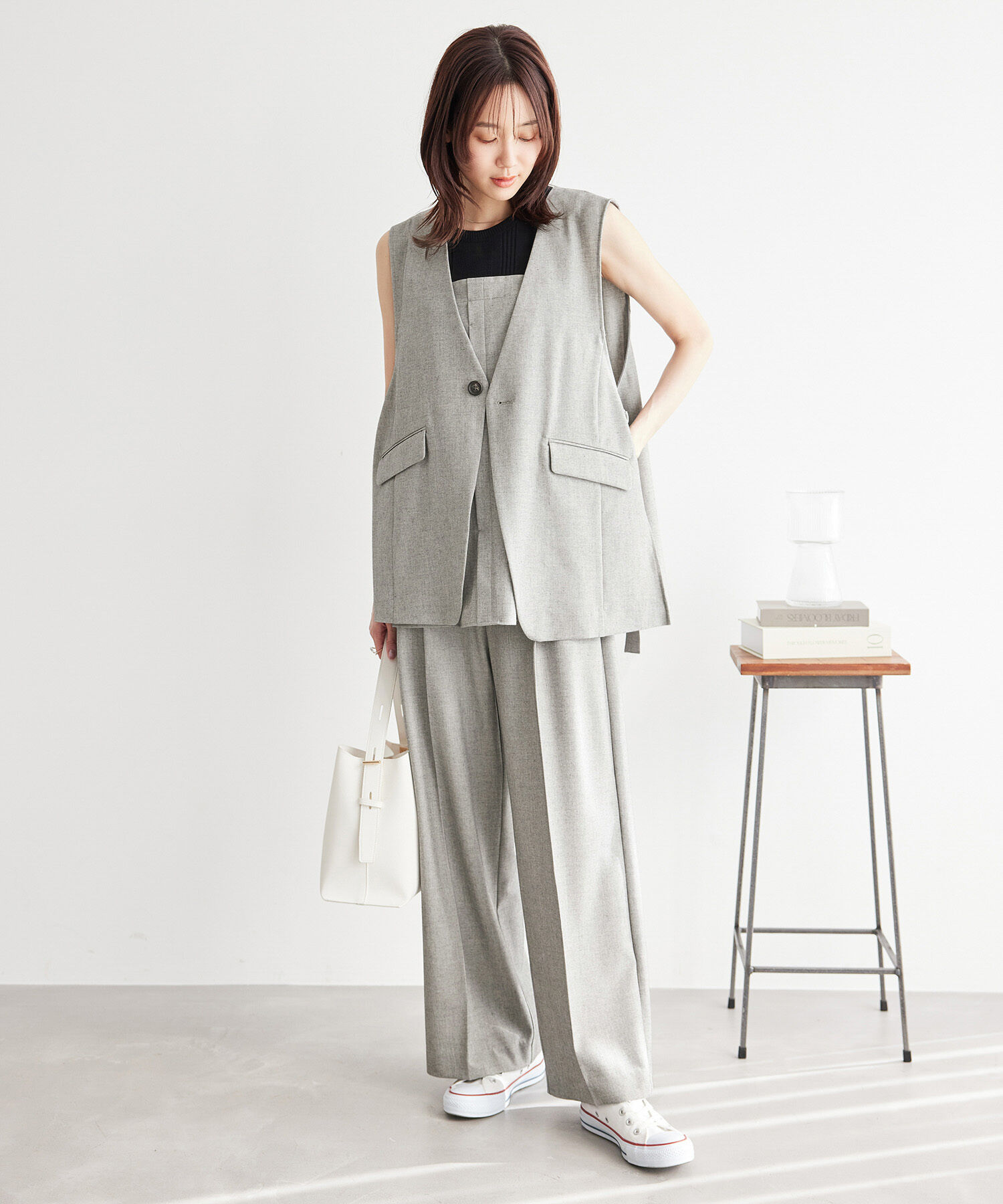 Rope&rsquo;Picnic「【ご好評につき新色追加！】チュニックビスチェ/セットアップ対応・UVケア」|キャミソール|