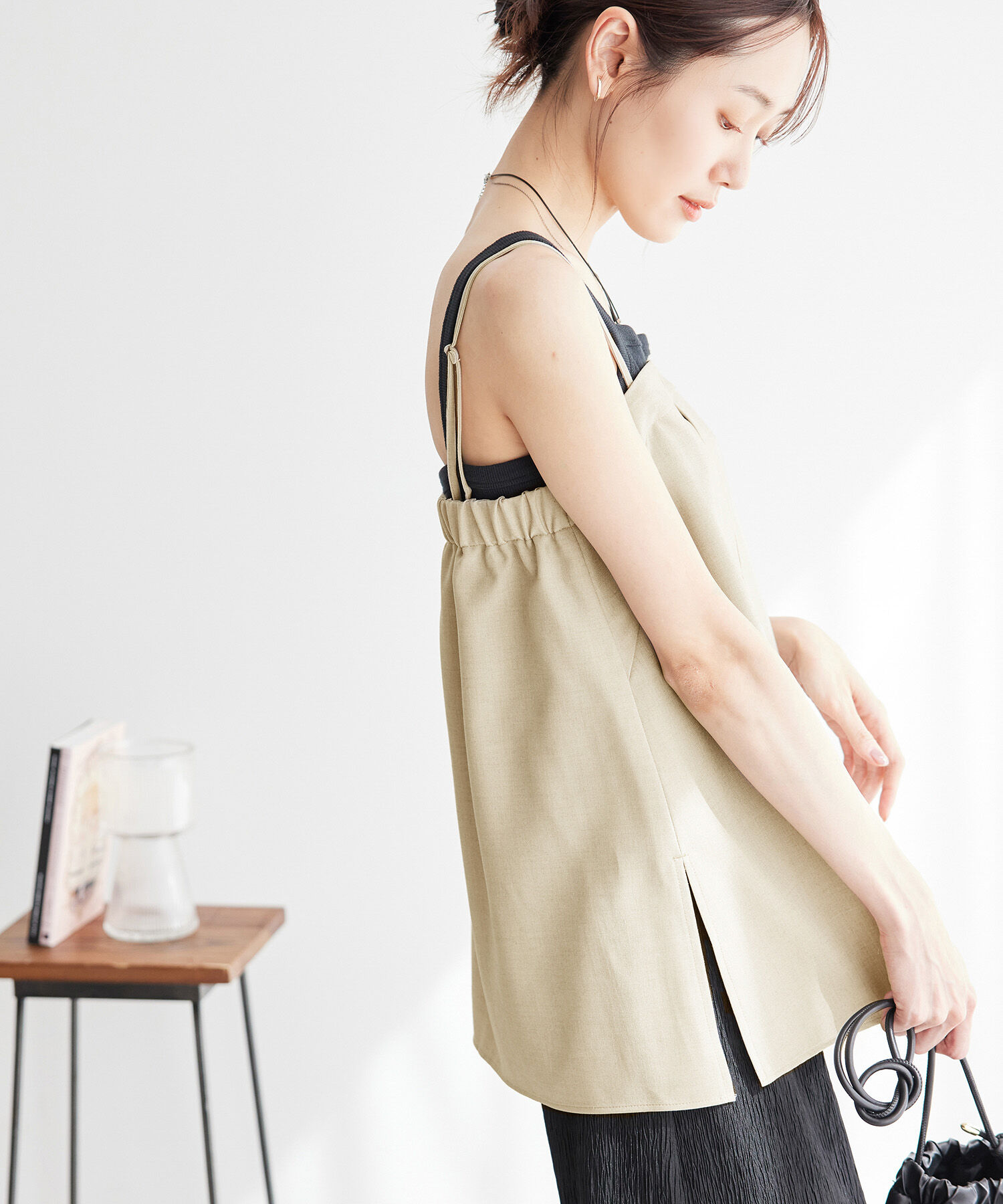 Rope&rsquo;Picnic「【ご好評につき新色追加！】チュニックビスチェ/セットアップ対応・UVケア」|キャミソール|