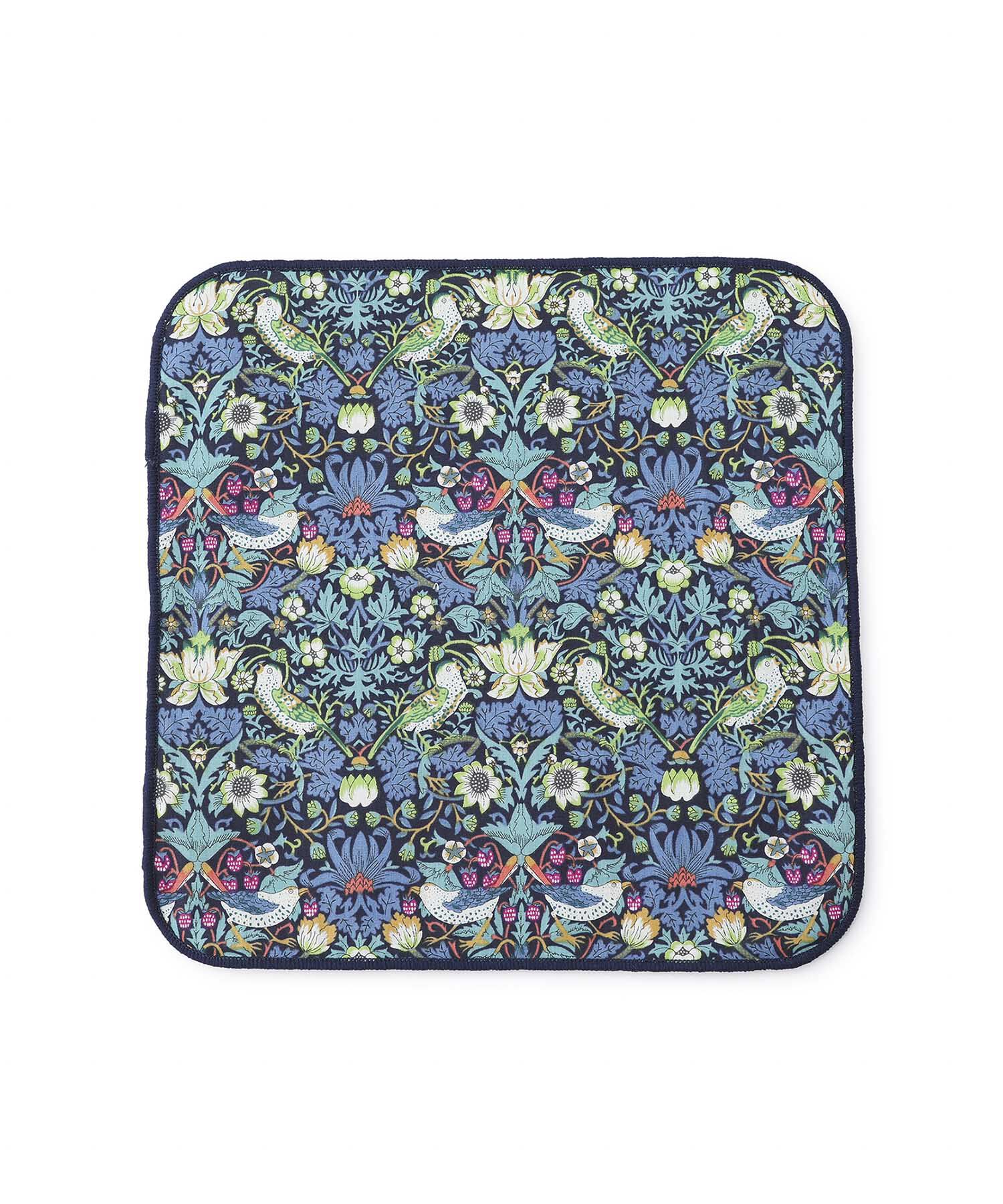 ROPE PICNIC PASSAGE「【LIBERTY ART FABRICS】小花柄ミニタオル」|ハンカチ|ネイビー(40)