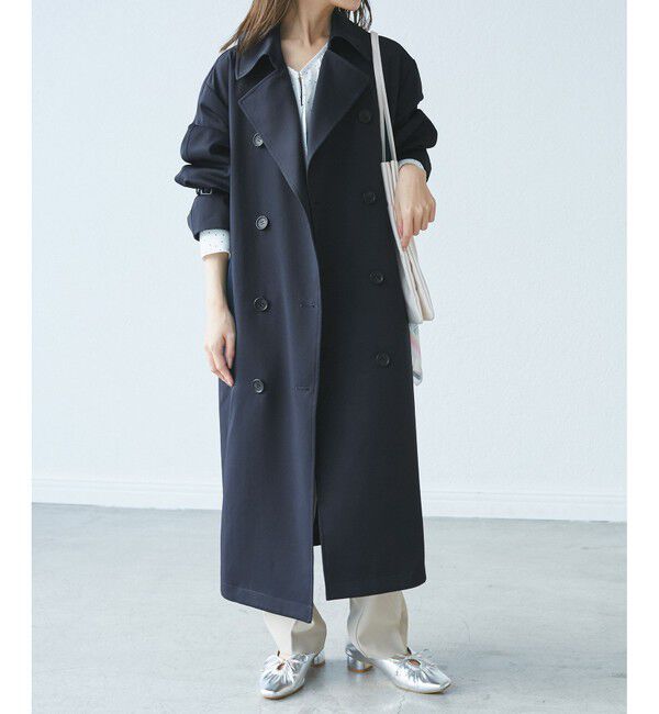 Rope&rsquo;Picnic「【低身長・小柄さん向け/撥水加工・花粉ガード】トレンチコート」|トレンチコート|