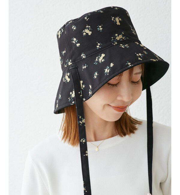 ROPE PICNIC PASSAGE「【UVカット・前後2WAY】マルチウェイフラワーリバーシブルハット」|ハット|