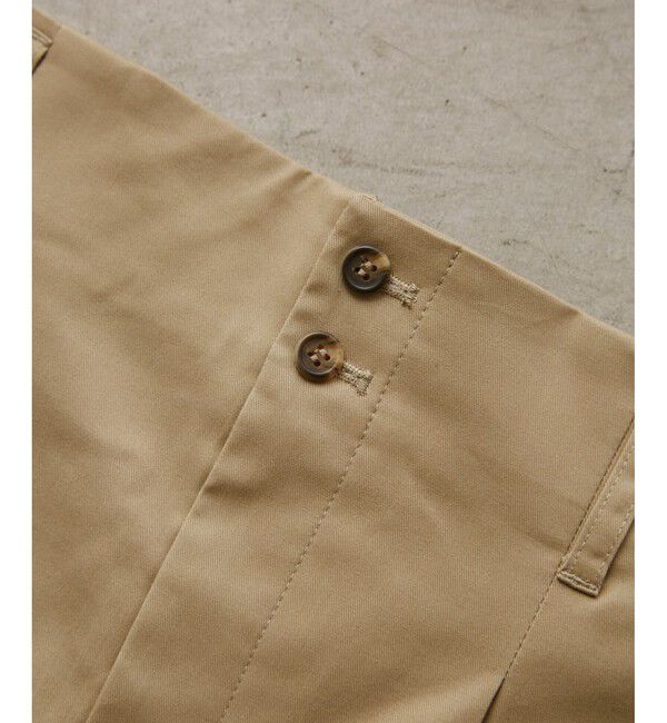 Rope&rsquo;Picnic「【UVカット・接触冷感】タックチノワイドパンツ」|チノ|