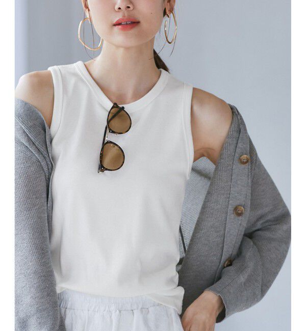 Rope&rsquo;Picnic「アメスリタンクトップ」|タンクトップ|ホワイト(10)