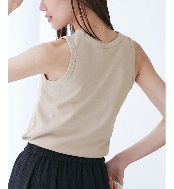 Rope&rsquo;Picnic「アメスリタンクトップ」|タンクトップ|ベージュ(27)