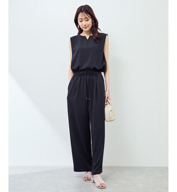 Rope&rsquo;Picnic「ジョガーイージーワイドパンツ/セットアップ対応」|チノ|