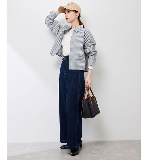 Rope&rsquo;Picnic「ベーシッククロップドシャツ/イージーケア」|シャツ・ブラウス|