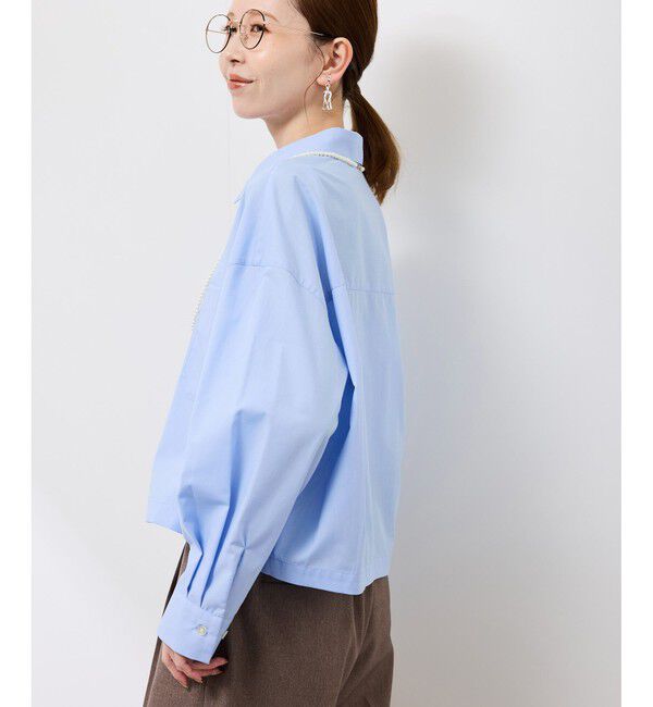 Rope&rsquo;Picnic「ベーシッククロップドシャツ/イージーケア」|シャツ・ブラウス|