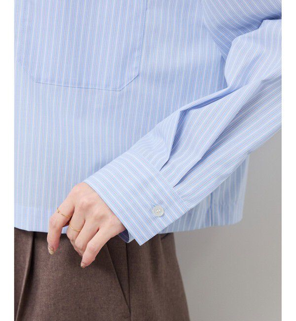 Rope&rsquo;Picnic「ベーシッククロップドシャツ/イージーケア」|シャツ・ブラウス|