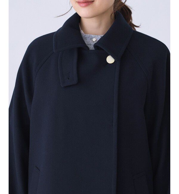 Rope&rsquo;Picnic「ジャージーメルトンシリーズ 金ボタンミドル丈コート/リンクコーデ」|その他|