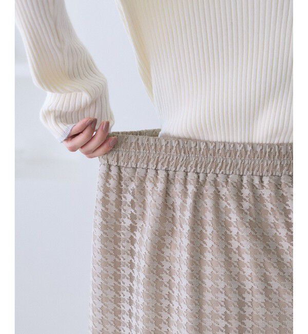 Rope&rsquo;Picnic「千鳥レースマーメイドスカード」|スカート|