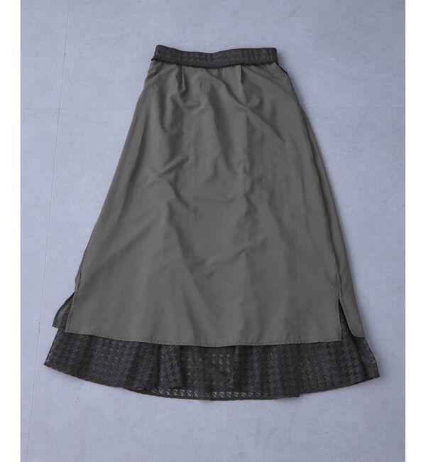 Rope&rsquo;Picnic「千鳥レースマーメイドスカード」|スカート|