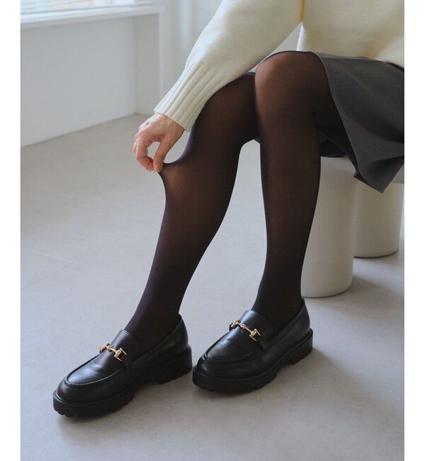 ROPE PICNIC PASSAGE「Fake Tights/フェイクタイツ」|タイツ・ストッキング|ブラック(01)