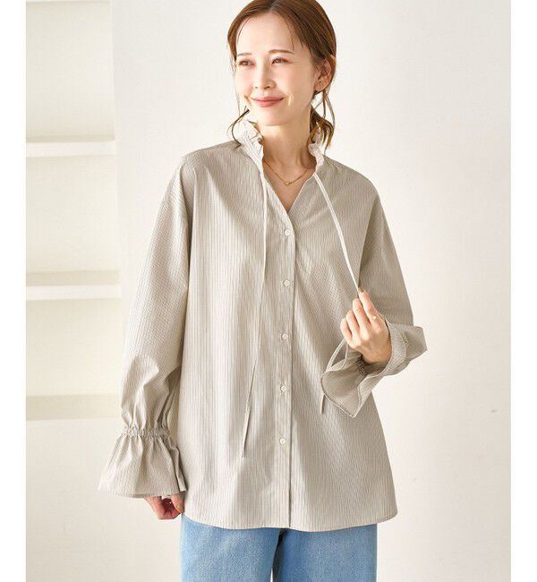 Rope&rsquo;Picnic「フリルレイヤードシャツ」|シャツ・ブラウス|