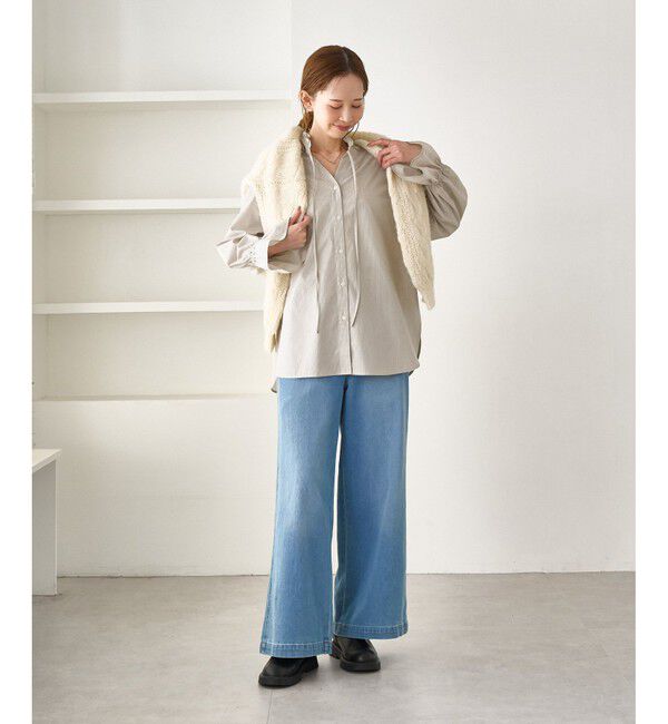 Rope&rsquo;Picnic「フリルレイヤードシャツ」|シャツ・ブラウス|