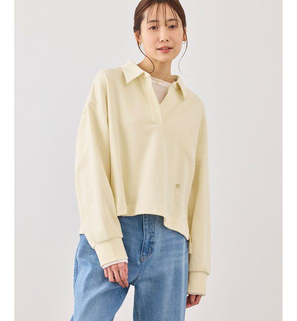 Rope&rsquo;Picnic「スキッパースウェット」|スウェット・ジャージ|クリーム系(84)