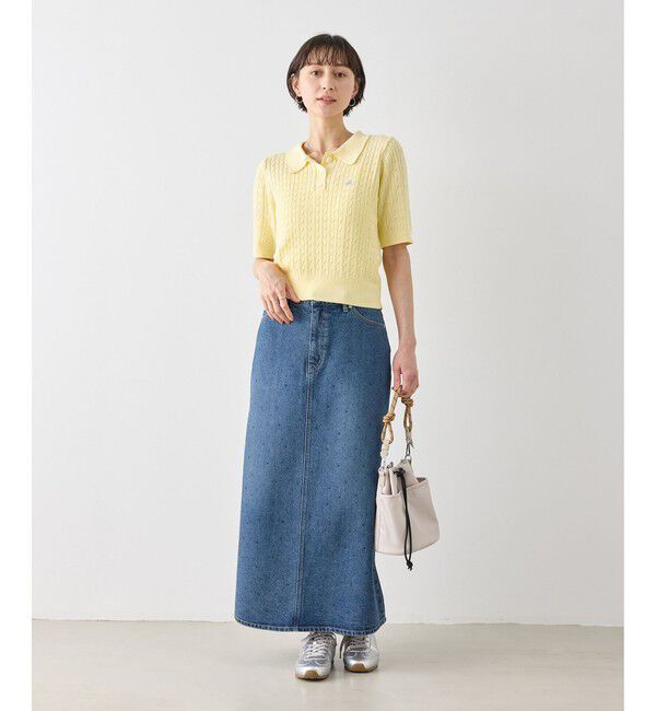 Rope&rsquo;Picnic「【BEVERLY HILLS POLO CLUB別注】ポロカラーケーブルニット/リンクコーデ」|ニット・セーター|