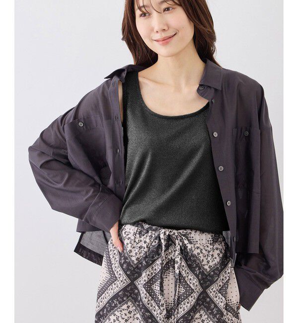 Rope&rsquo;Picnic「ラメテレコタンクトップ」|タンクトップ|