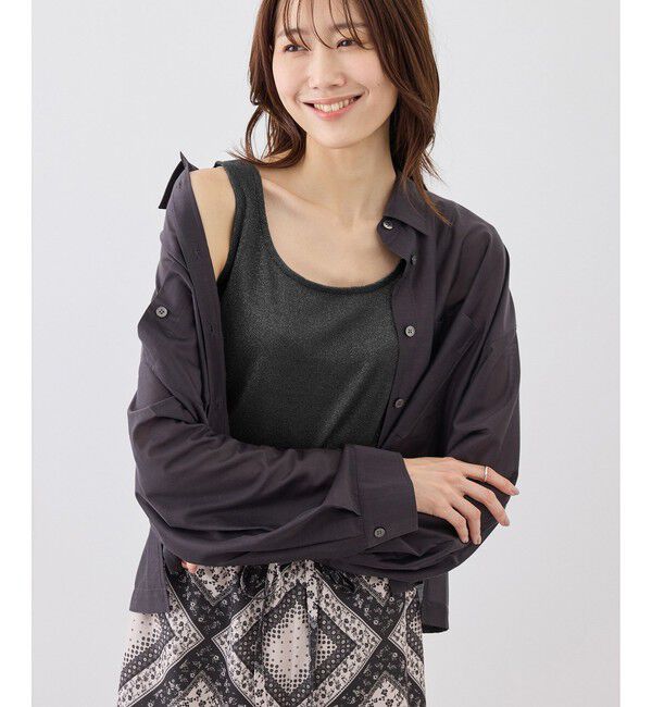 Rope&rsquo;Picnic「ラメテレコタンクトップ」|タンクトップ|