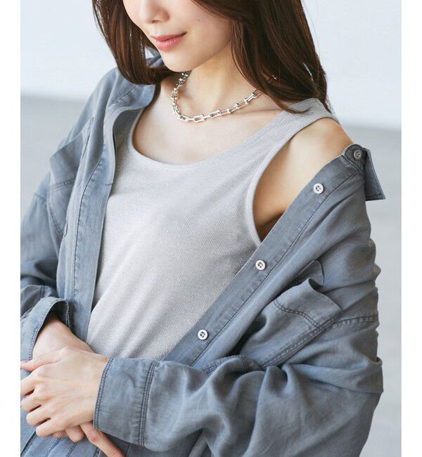 Rope&rsquo;Picnic「ラメテレコタンクトップ」|タンクトップ|