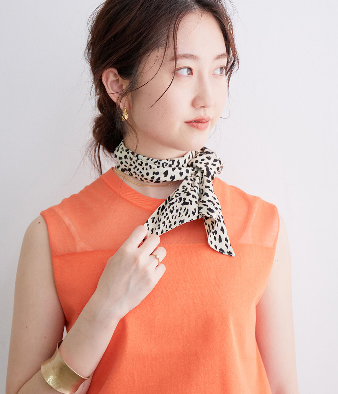 ADAM ET ROPE'「アイススカーフ」|ストール|