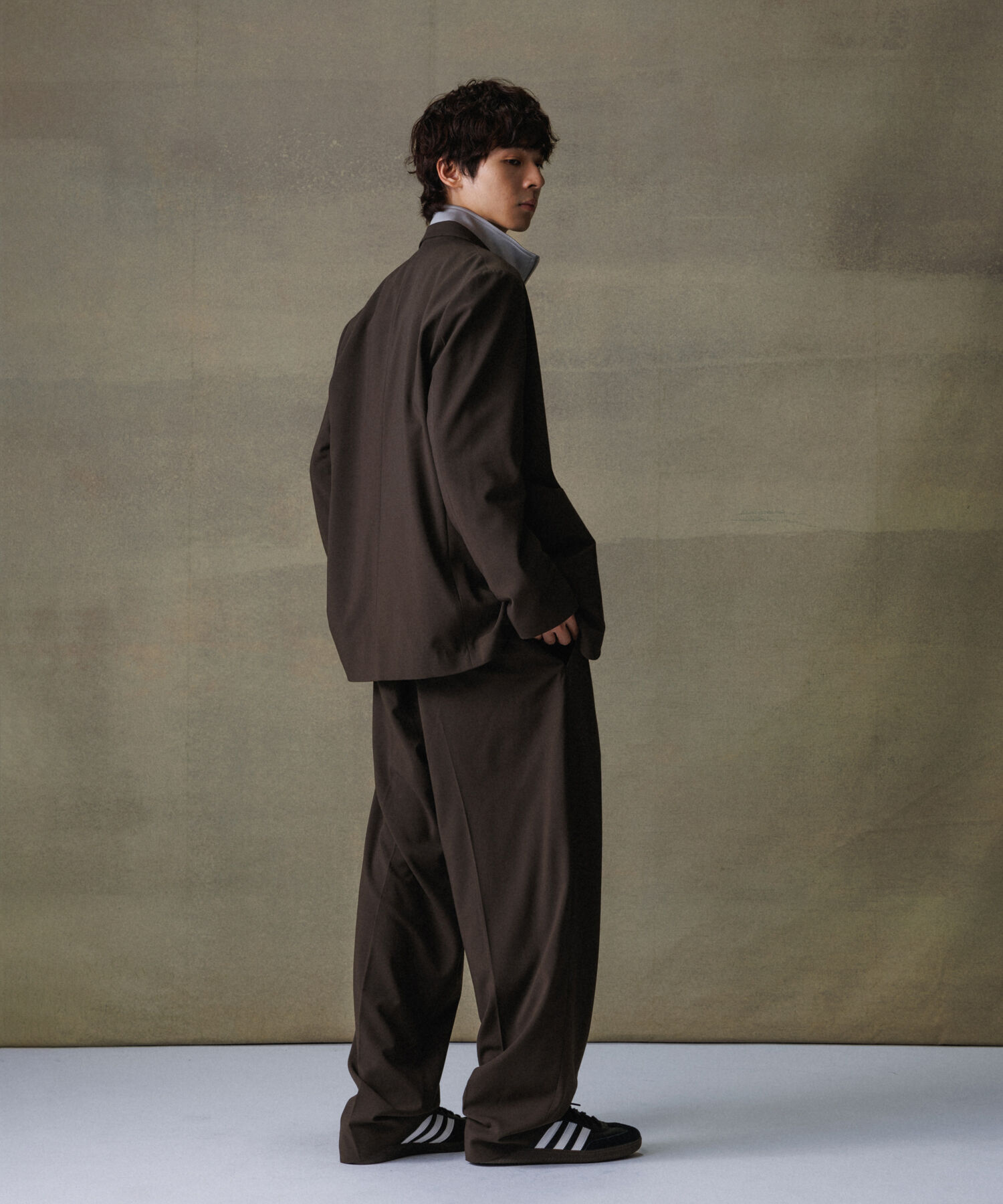 ADAM ET ROPE'「【Chambrer】リラックス テーラード イージー ジャケット / シーズンレス / セットアップ対応」|テーラードジャケット|