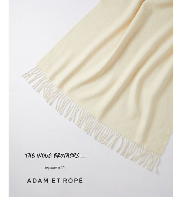 ADAM ET ROPE'「INOUE EX BRUSHED SCARF」|マフラー|