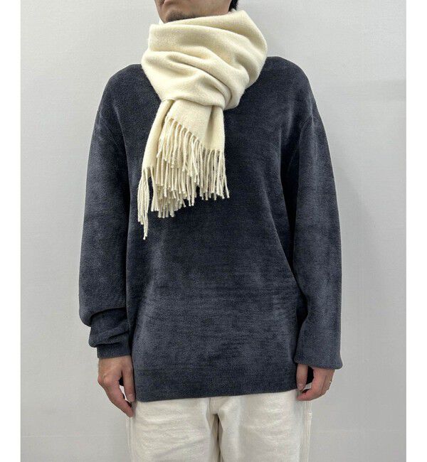 ADAM ET ROPE'「INOUE EX BRUSHED SCARF」|マフラー|