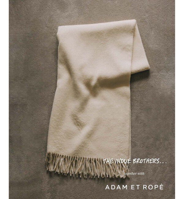 ADAM ET ROPE'「INOUE EX BRUSHED SCARF」|マフラー|生成メイン