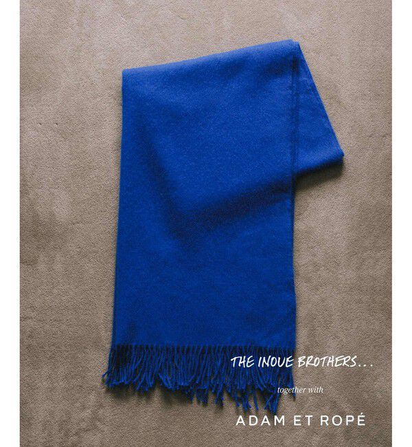 ADAM ET ROPE'「INOUE EX BRUSHED SCARF」|マフラー|ブルーメイン