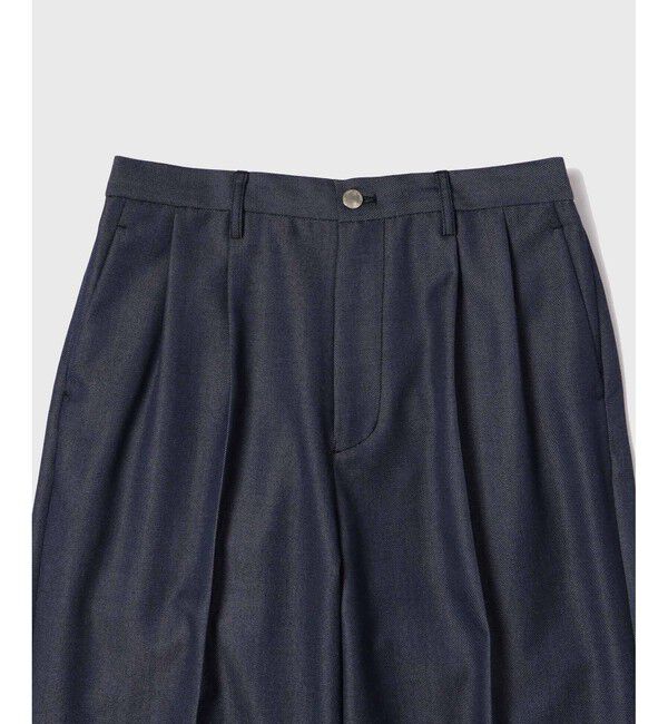 ADAM ET ROPE'「NIKKE ワイド イージー スラックスデニム / ADAM ET ROPE' JEANS -GRID-」|デニム|